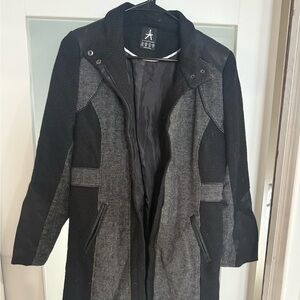 Atmosphere Textured Black Coat